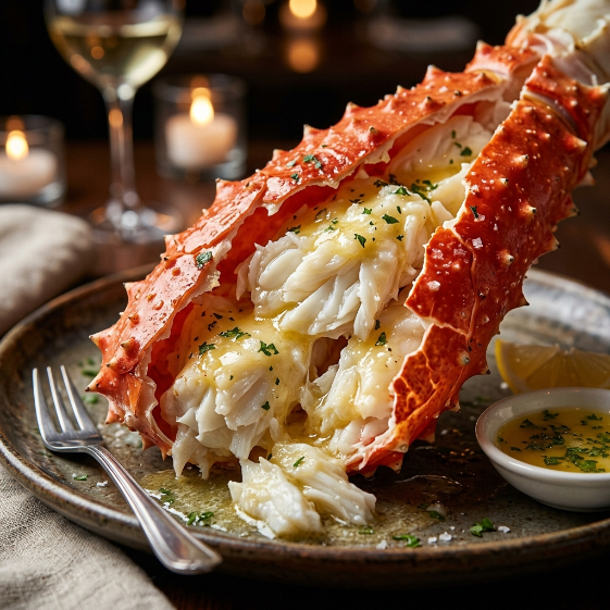 Premium Wild-Caught King Crab Legs – Sweet, Tender & Restaurant Quality Seafood